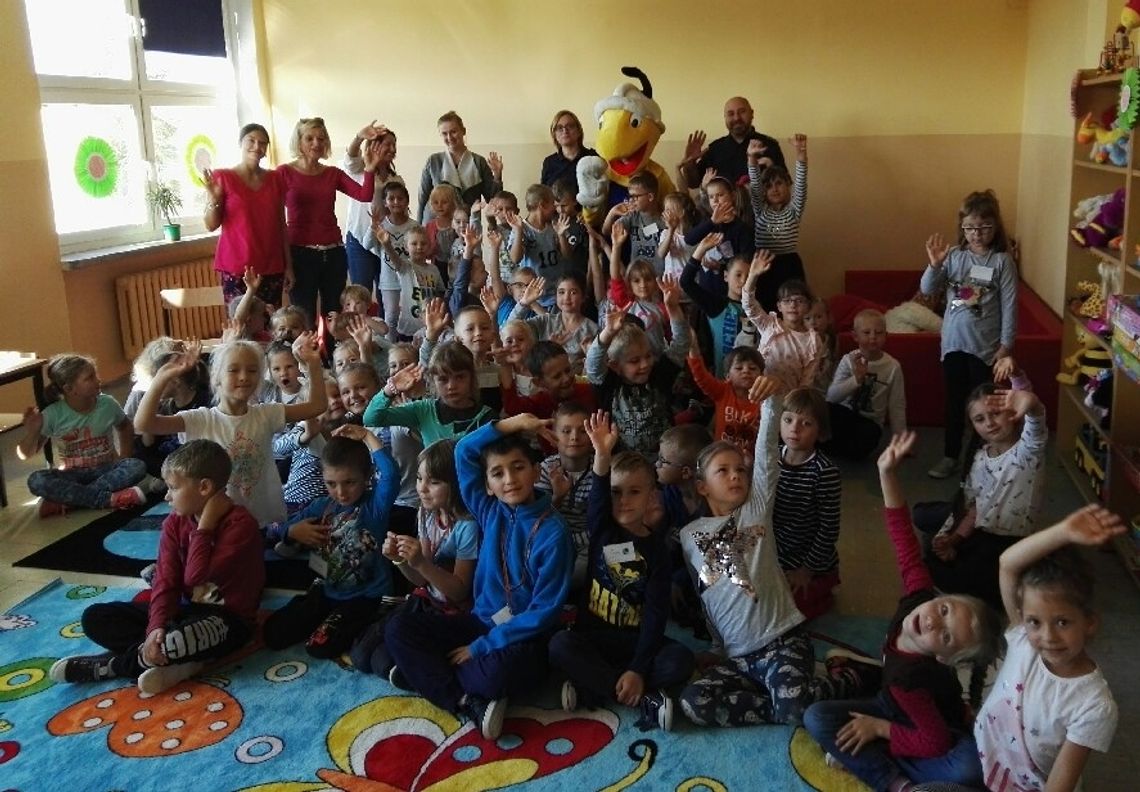 Policjanci z „Mrówką” spotkali się z tczewskimi pierwszoklasistami