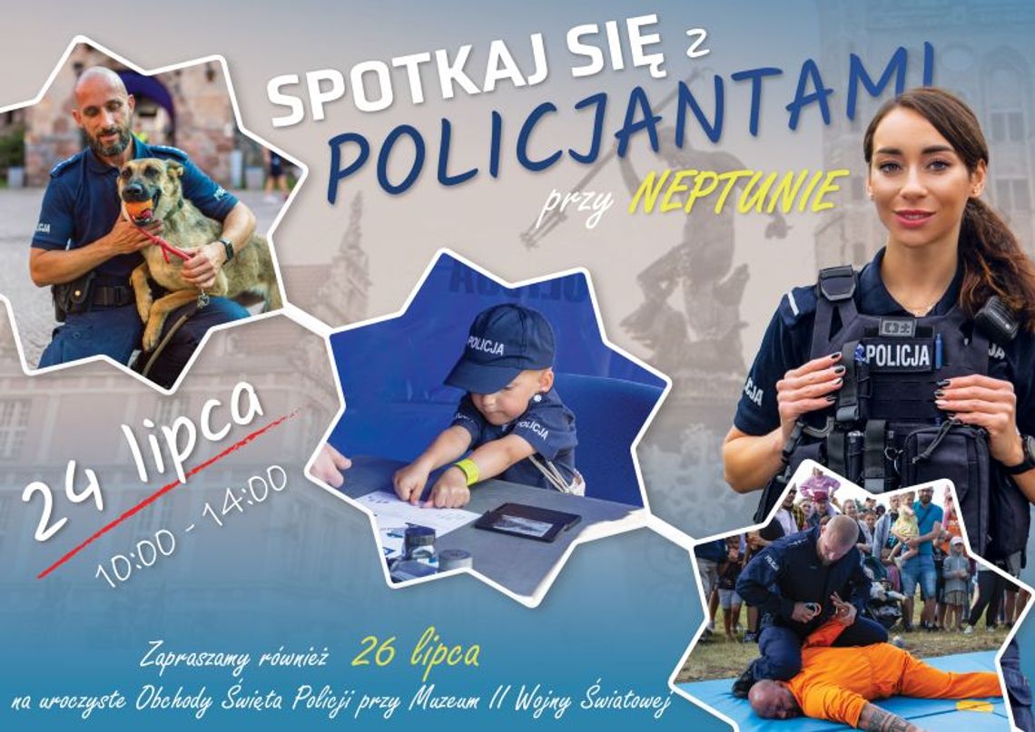Policyjny event dla mieszkańców i turystów w Gdańsku Policyjny event dla mieszkańców i turystów w Gdańsku
