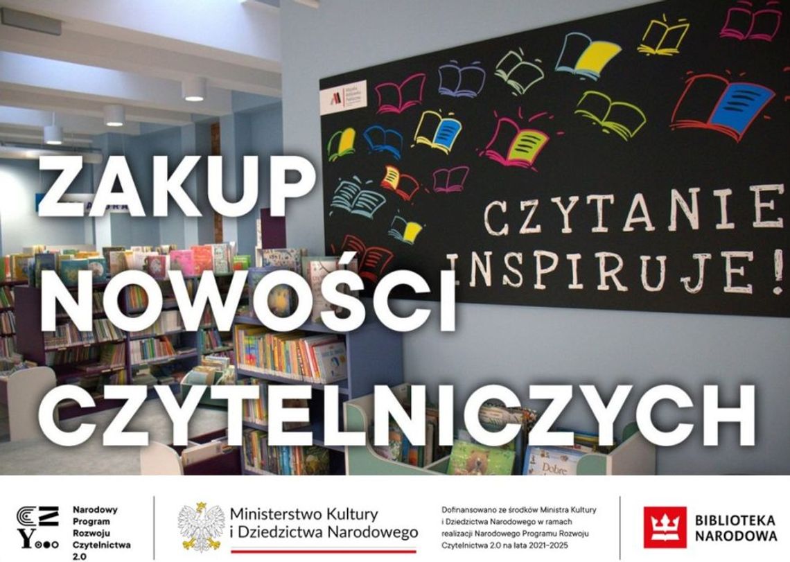 Pomóż bibliotekarzom w zakupie nowości czytelniczych. Możesz je wskazać do 30 września!