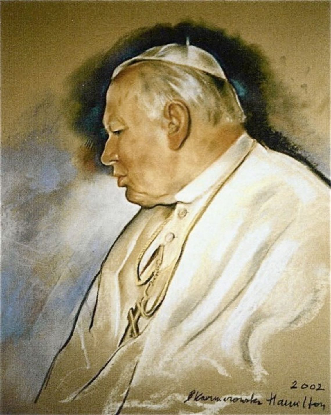 „Portret Mojej Matki” - malowanie z "Gazetą Tczewską". Jak namalować najsłynniejszą parę świata. „Portret Mojej Matki” - malowanie z "Gazetą Tczewską". Jak namalować najsłynniejszą parę świata.