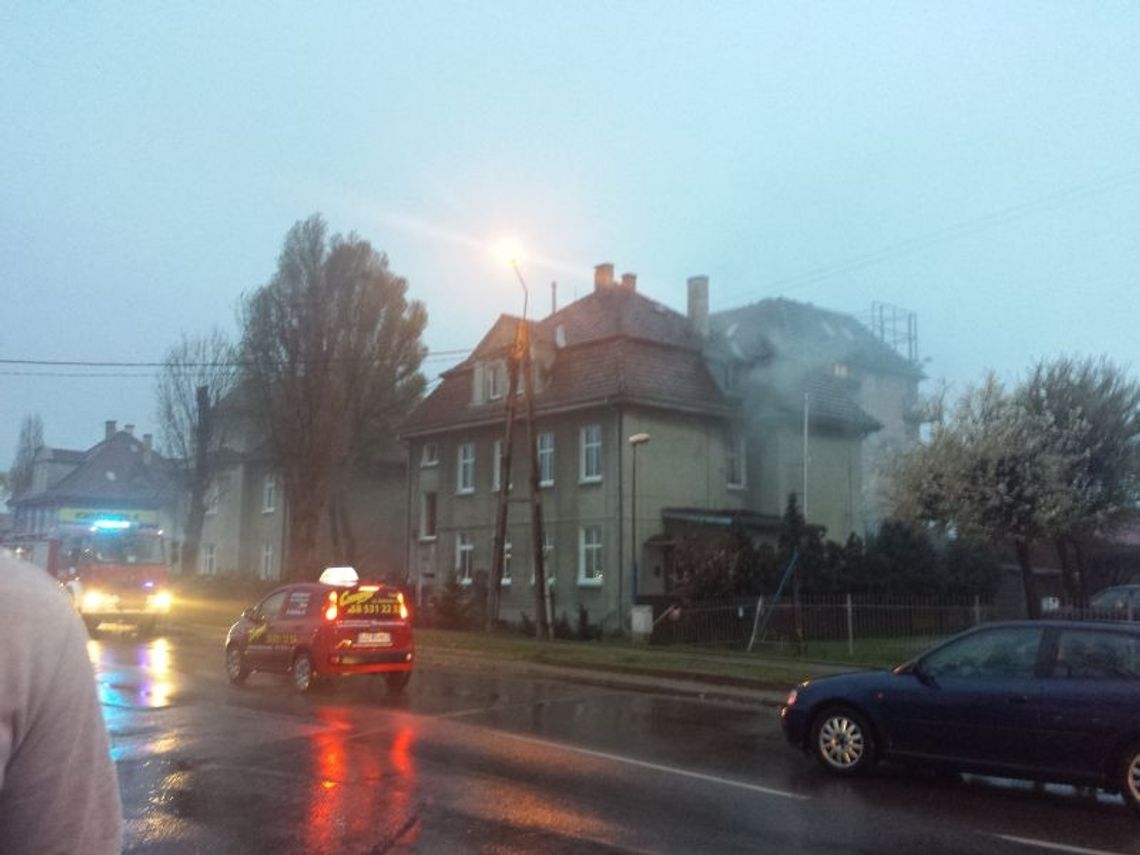 Pożar przy Gdańskiej 19 w Tczewie Pożar przy Gdańskiej 19 w Tczewie