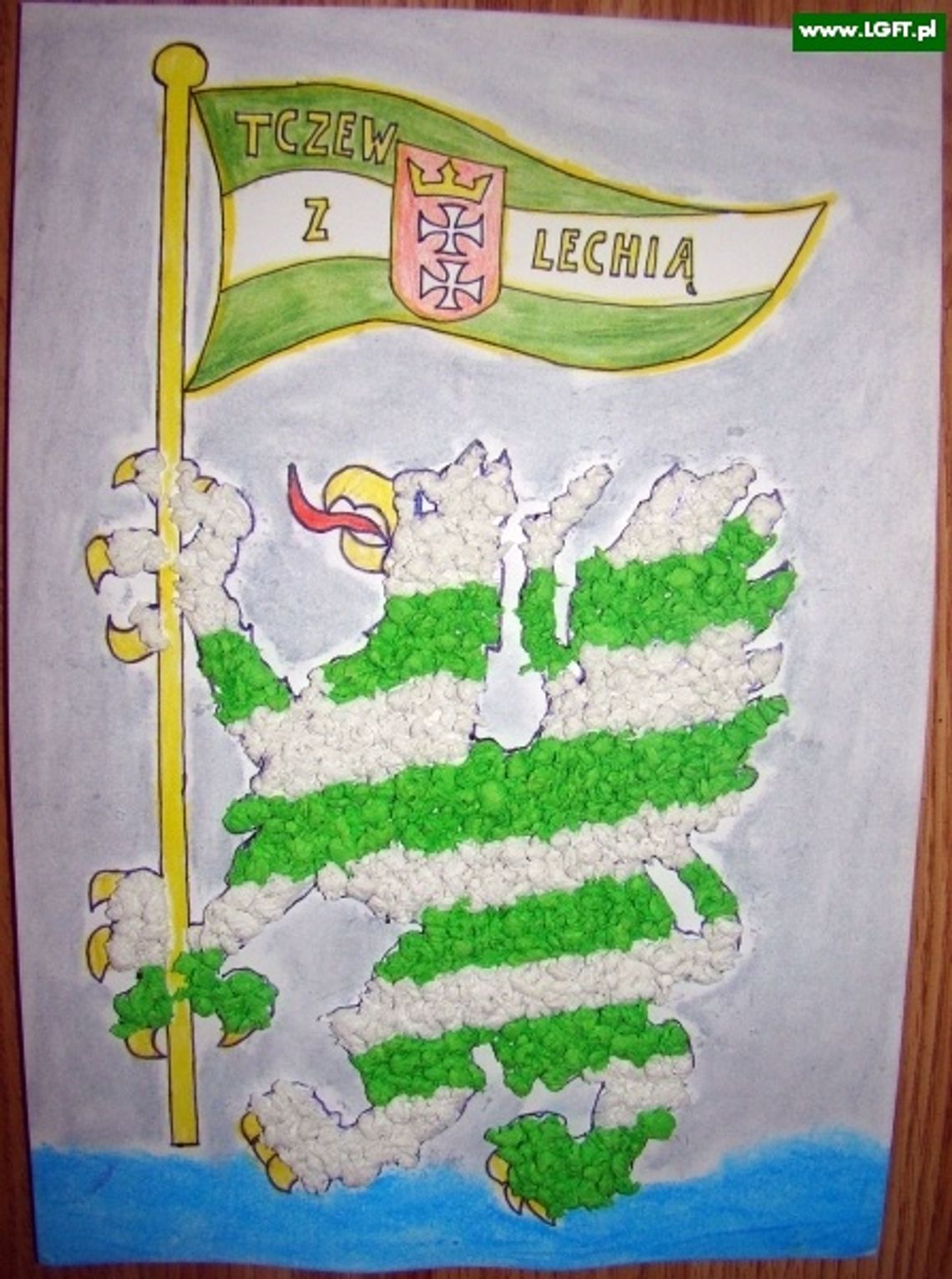 Prace w biało-zielonych barwach Prace w biało-zielonych barwach