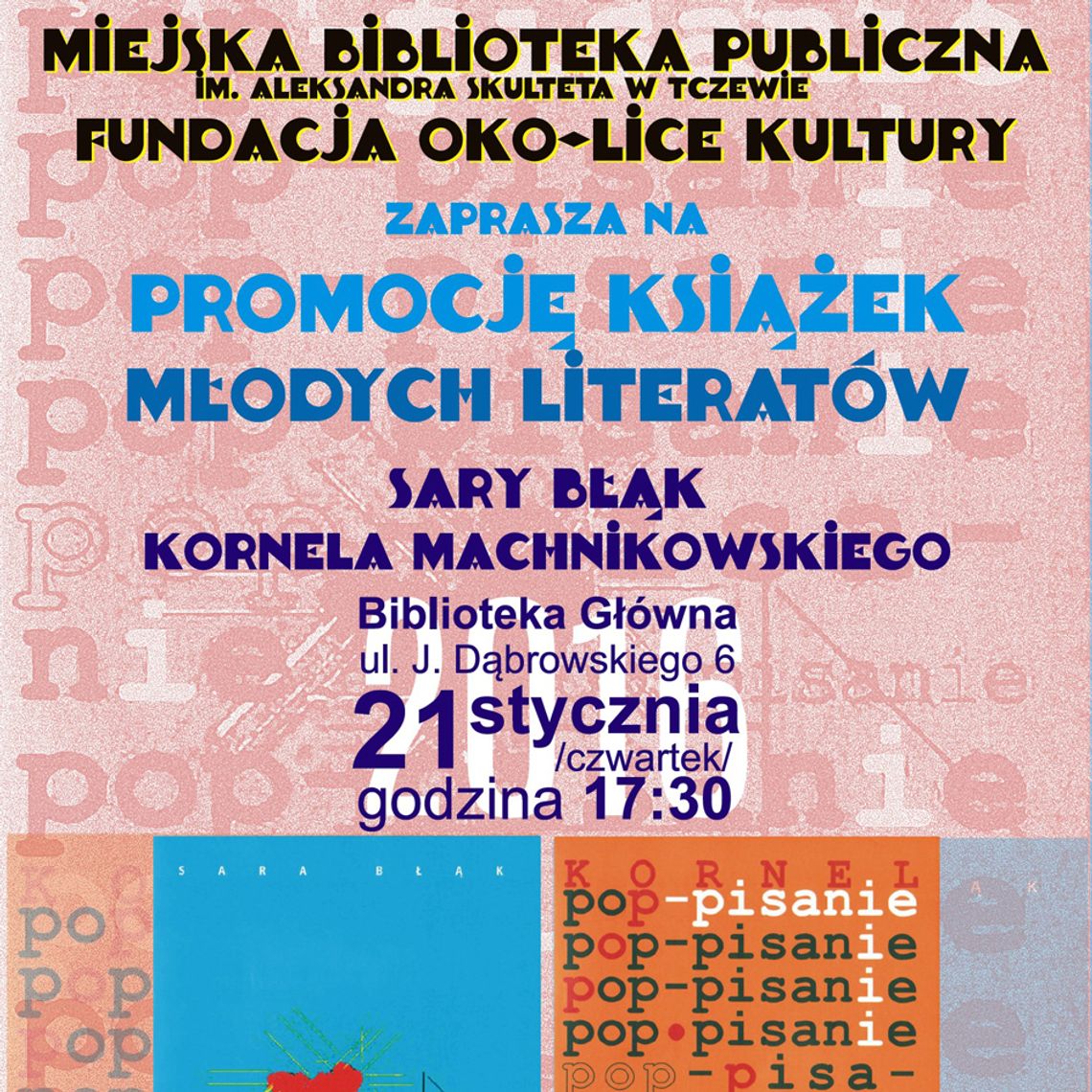 Promocja książek młodych, kociewskich literatów