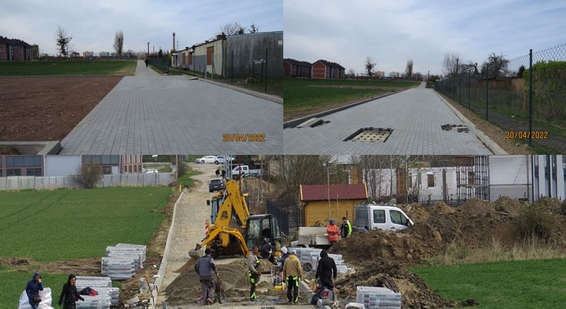 Przebudowa ulicy w nowej części osiedla Staszica. Nowe chodniki, nawierzchnia i kanalizacja