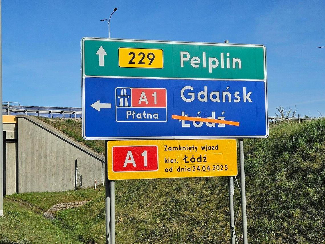 PRZYPOMINAMY: Trwa remont autostrady pomiędzy węzłami Pelplin - Kopytkowo PRZYPOMINAMY: Trwa remont autostrady pomiędzy węzłami Pelplin - Kopytkowo