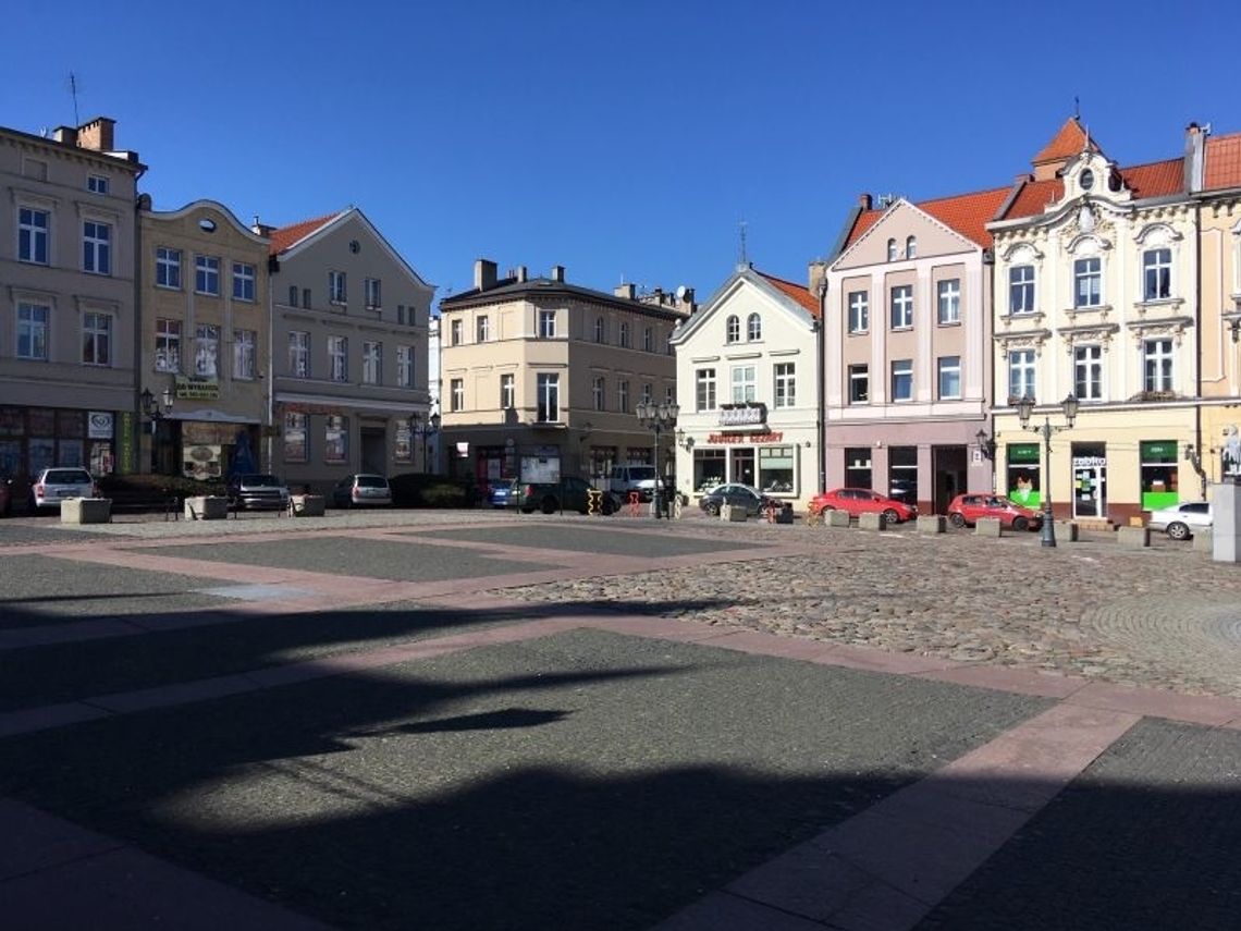 Puste place i ulice w Tczewie