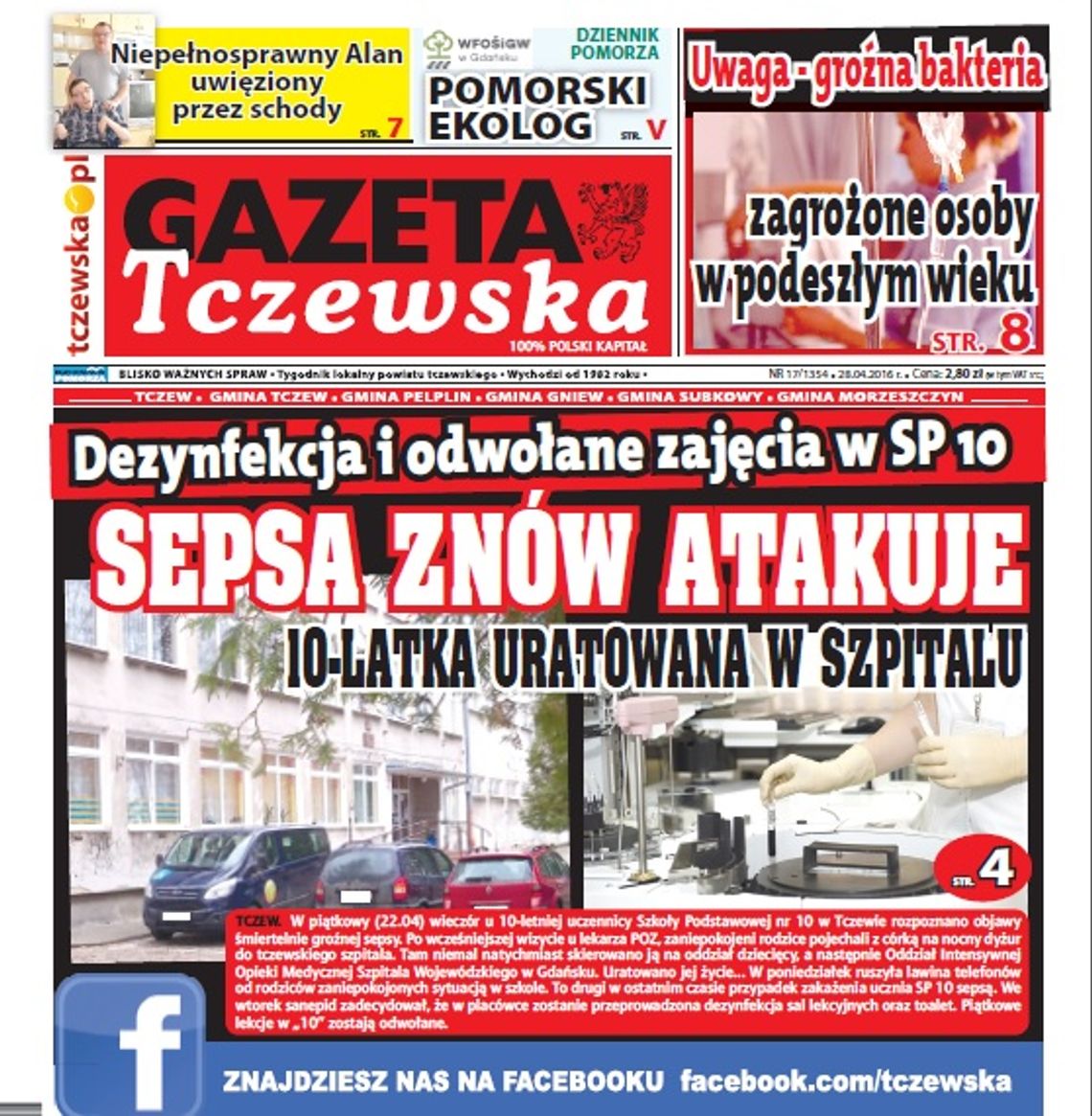Sepsa znów atakuje. Dezynfekcja i odwołane zajęcia w SP 10 Sepsa znów atakuje. Dezynfekcja i odwołane zajęcia w SP 10