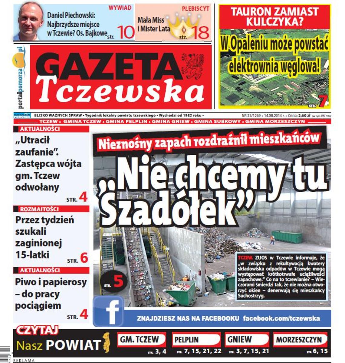Skąd ten fetor? Czytaj już dziś w najnowszym numerze Gazety Tczewskiej