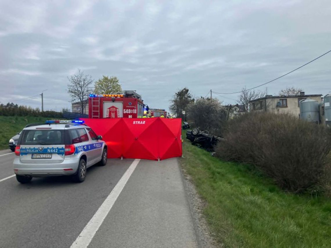 Śmierć dwóch osób w tragicznym wypadku w gminie Subkowy