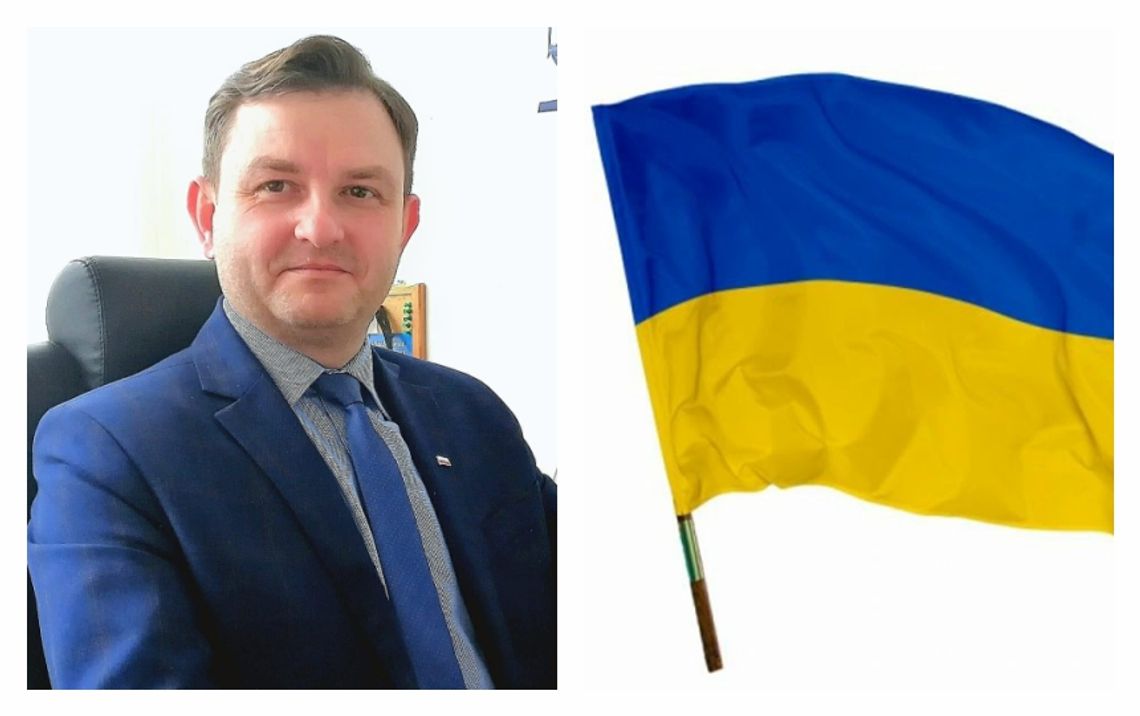 Sołtys Knybawy Łukasz Kowalski organizuje zbiórkę pomocy dla Ukrainy