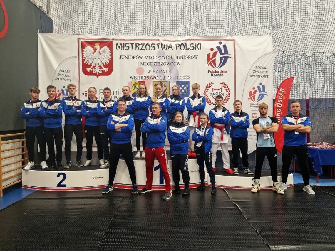 Sportowy Klub Karate Senshi wrócił z Mistrzostw Polski z... workiem medali