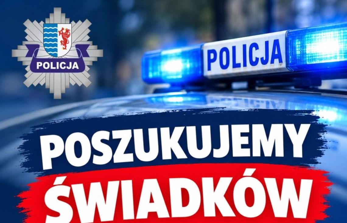Sprawca uderzył, powodując obrażenia. Teraz ściga go policja Sprawca uderzył, powodując obrażenia. Teraz ściga go policja