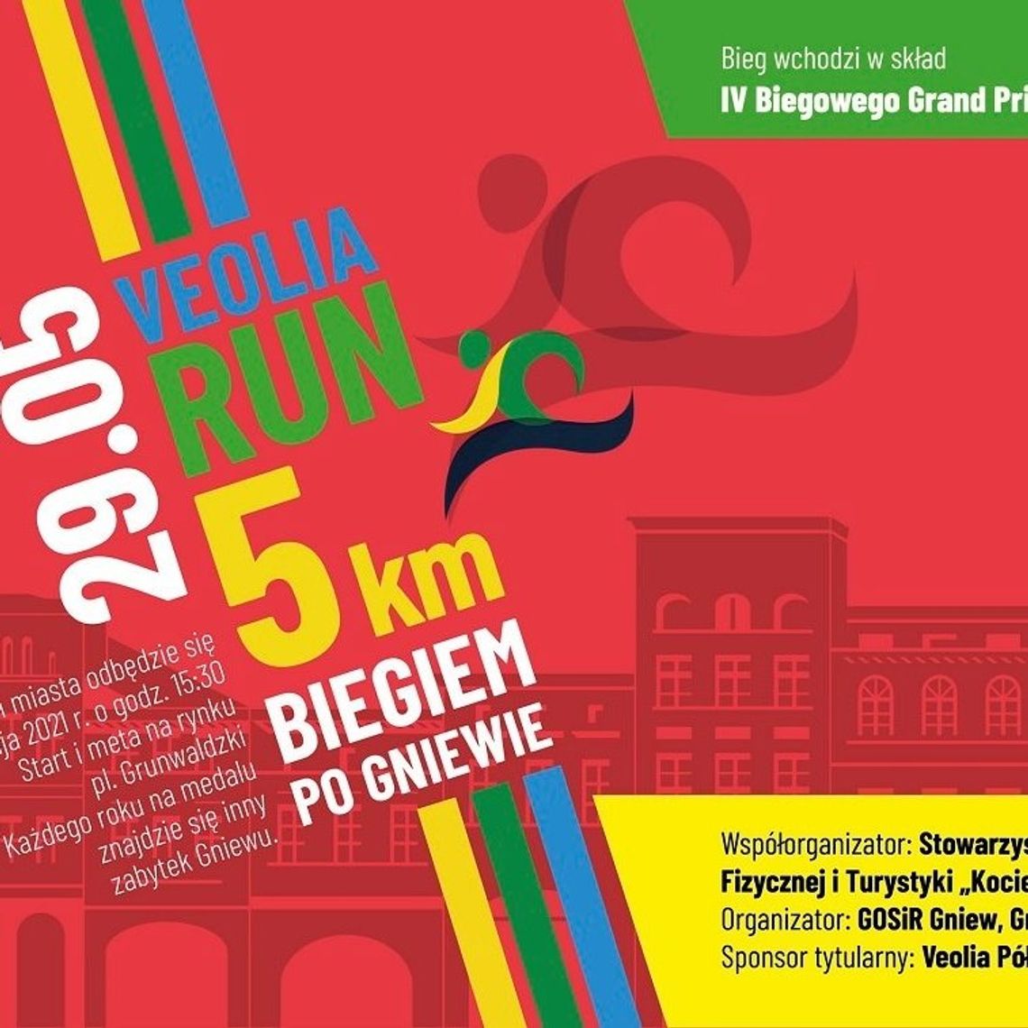 Startuje II edycja VEOLIA RUN – 5 km biegiem po Gniewie