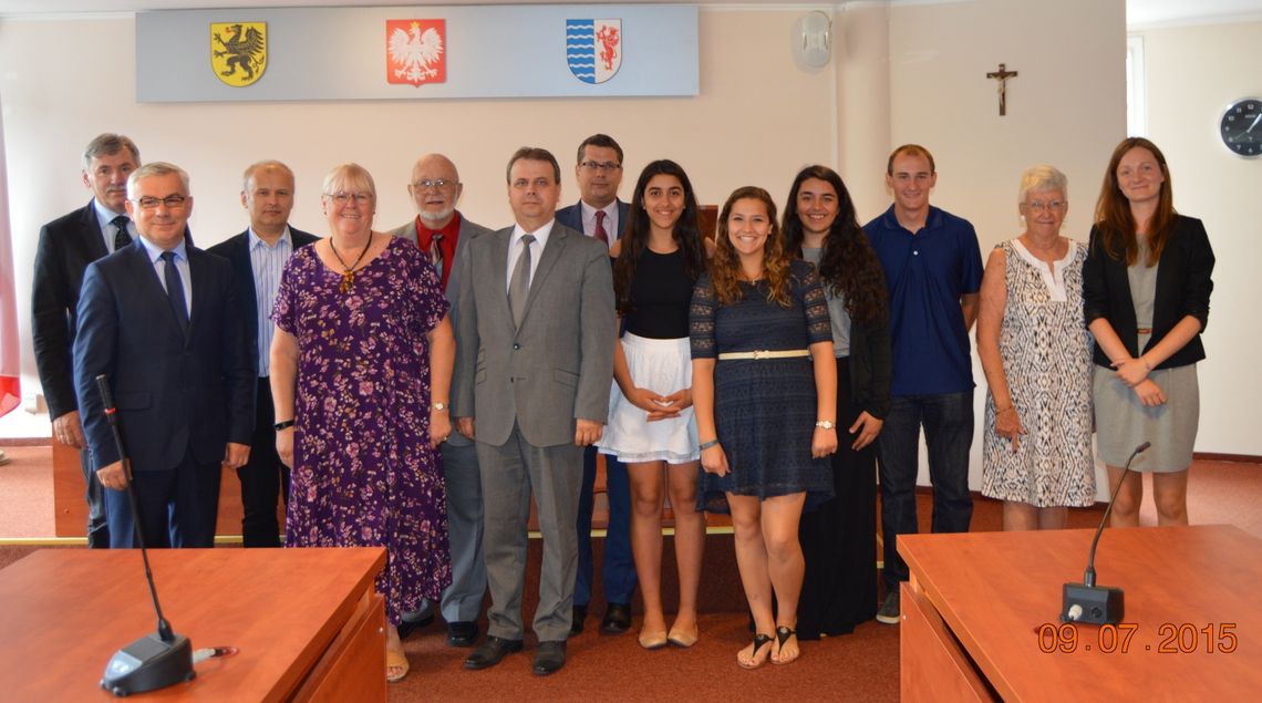 Studenci z USA odwiedzili tczewskie starostwo