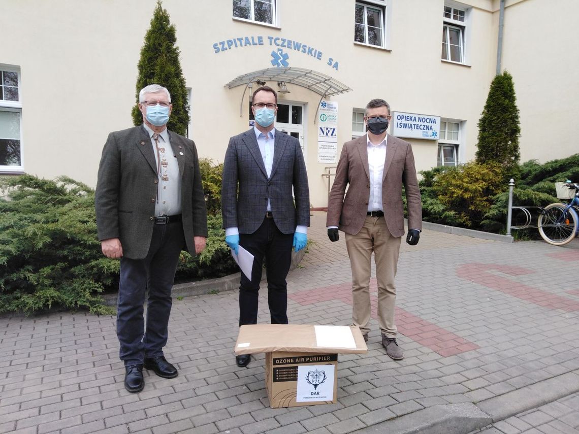 Szpitale Tczewskie SA otrzymały nowy ozonator i przyłbice