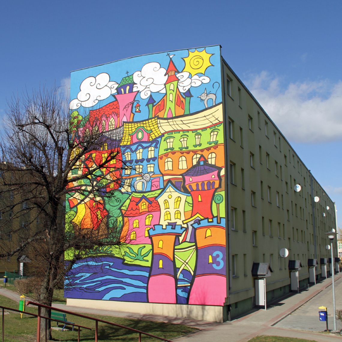 Tczew jak z bajki - mural już gotowy Tczew jak z bajki - mural już gotowy