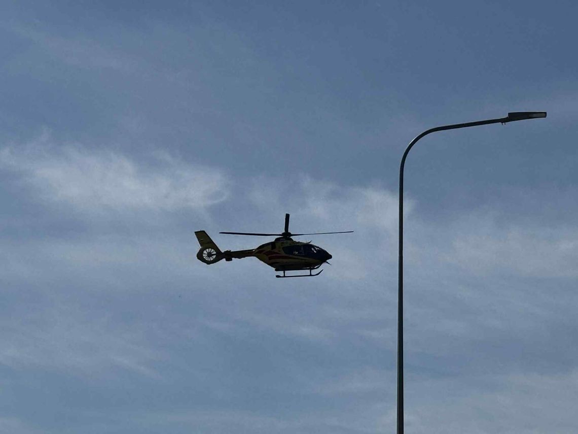 Tczew – wypadek na terenie budowy basenu. Interweniował śmigłowiec LPR