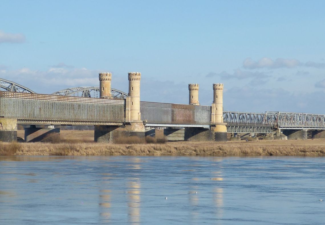 Trwa remont filara na Moście Tczewskim Trwa remont filara na Moście Tczewskim