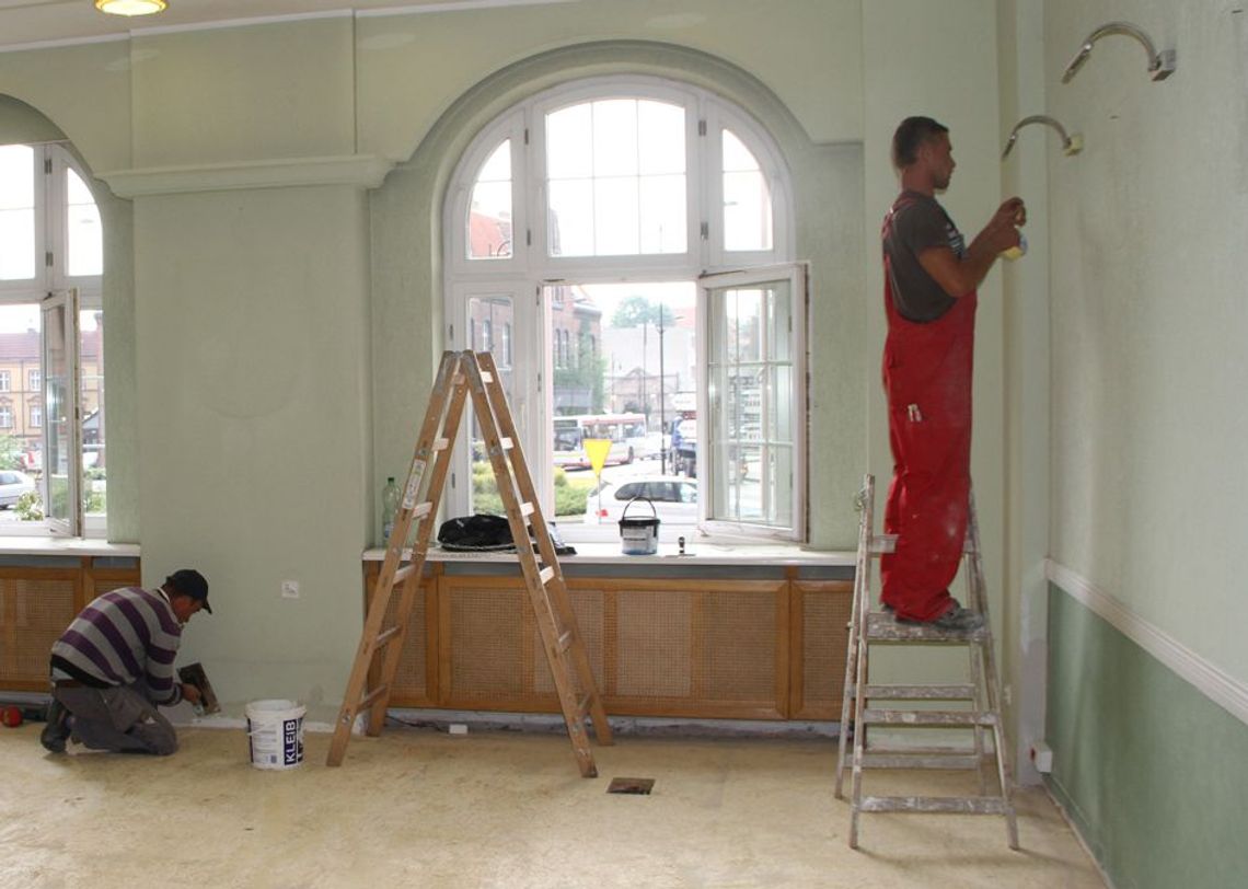 Trwa remont w przyszłej sali ślubów