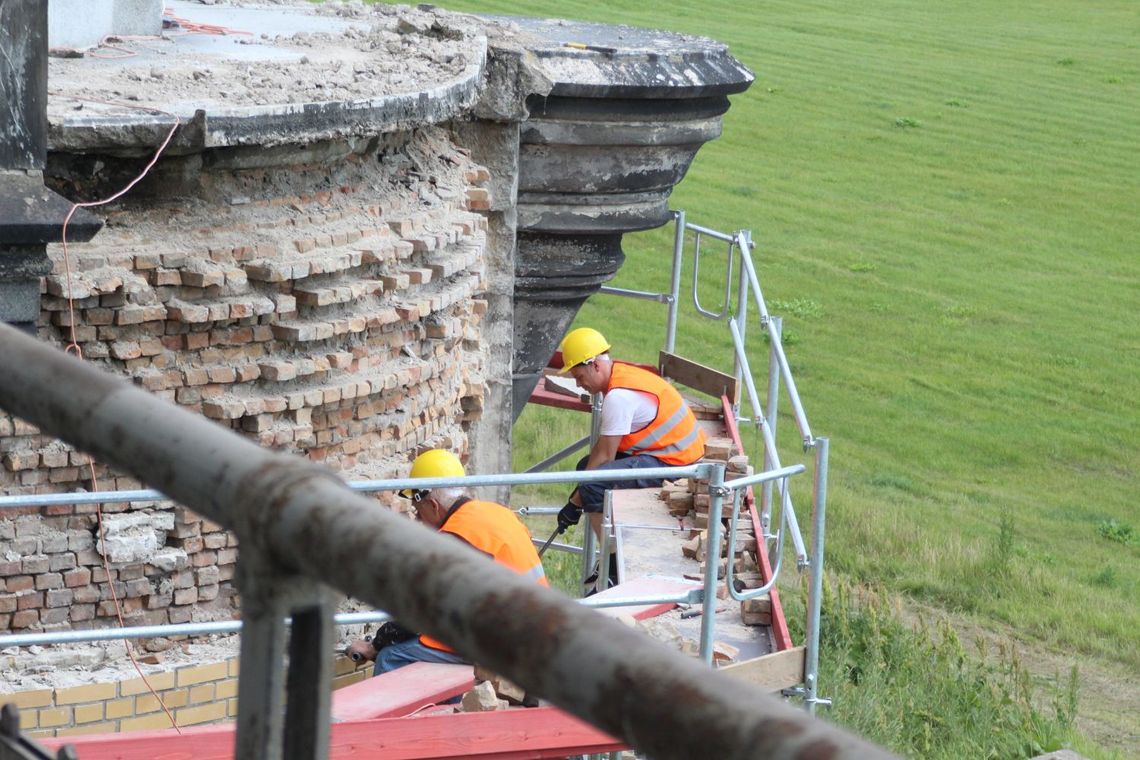 Trwa remont zabytkowego filara na Moście Tczewskim