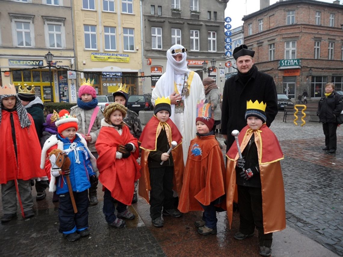 Trzej Królowie na tczewskim rynku Trzej Królowie na tczewskim rynku