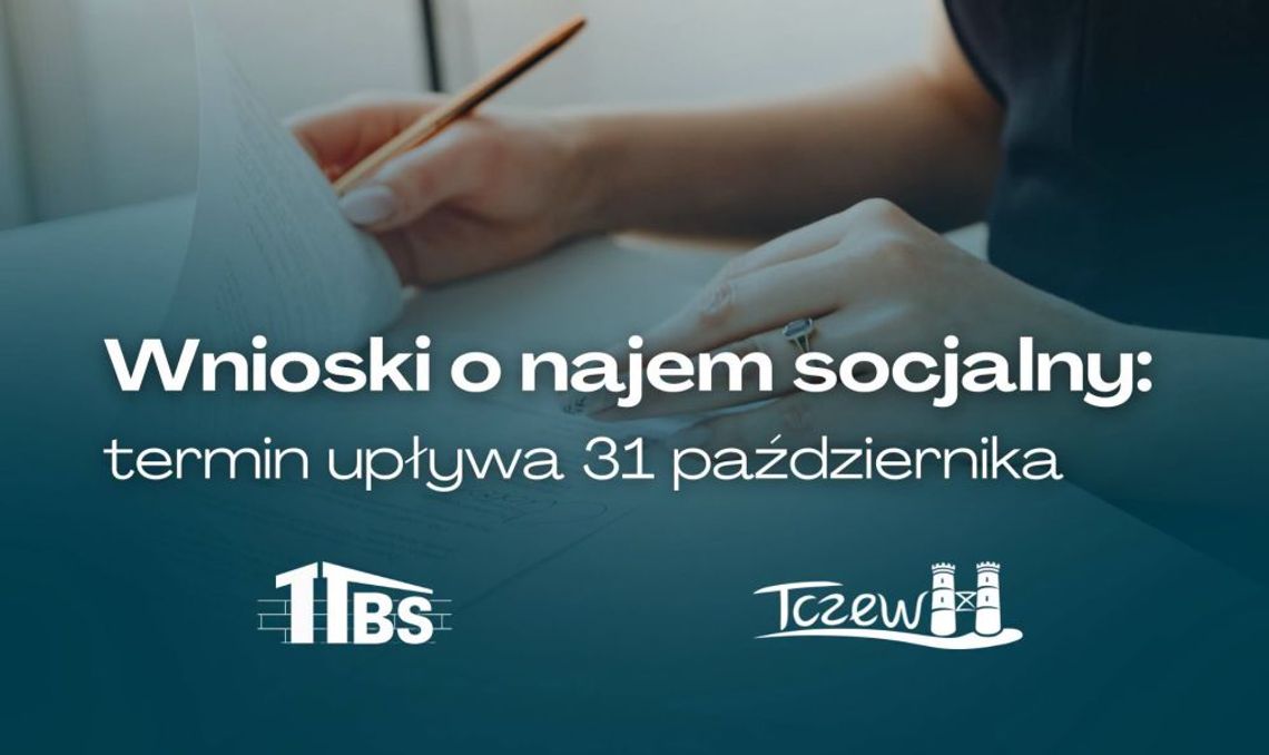 TTBS przypomina: do 31 października możesz złożyć wniosek o ujęcie na liście socjalnej na kolejny rok TTBS przypomina: do 31 października możesz złożyć wniosek o ujęcie na liście socjalnej na kolejny rok