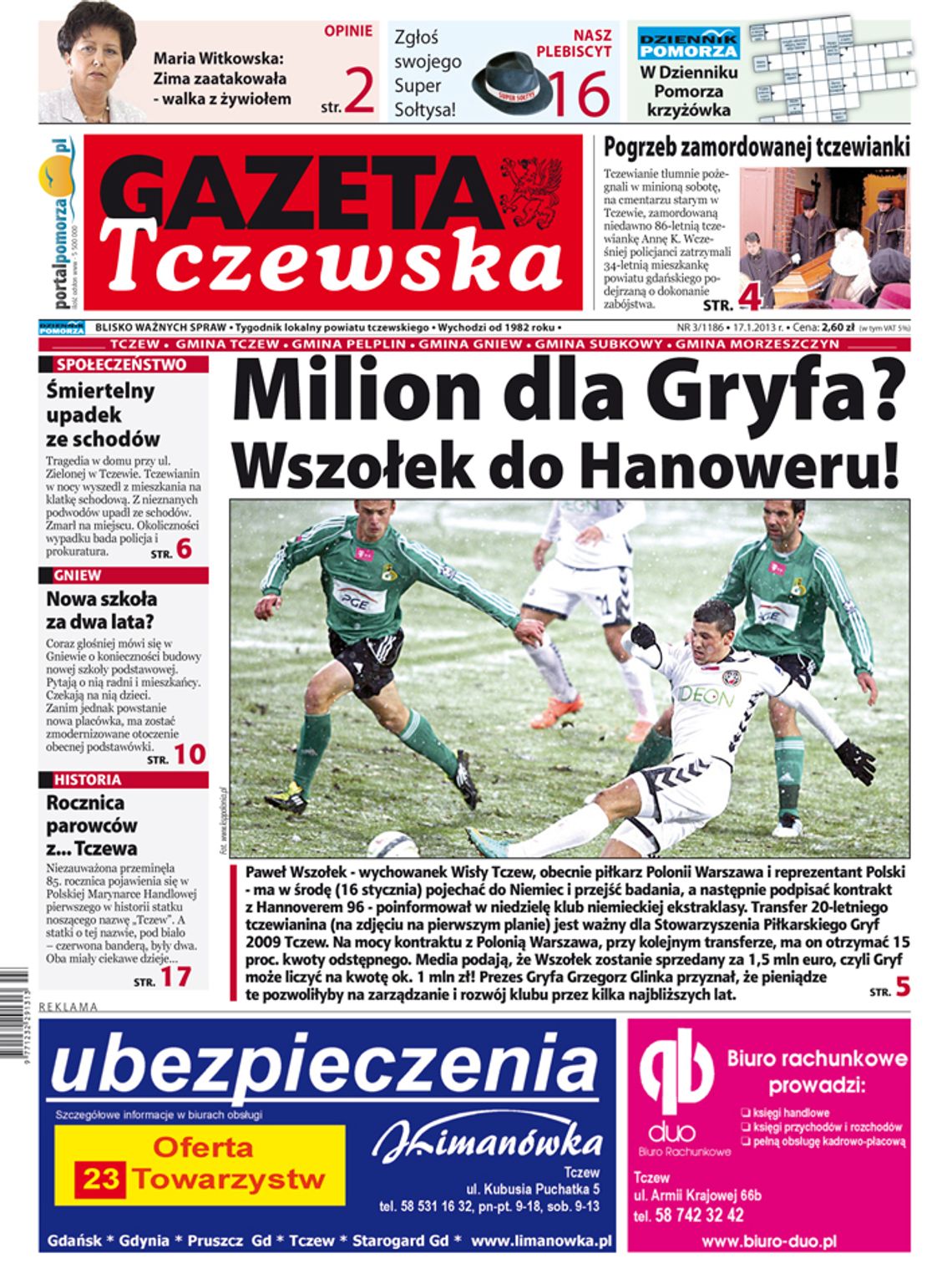 Tylko w „Gazecie Tczewskiej”! Tylko w „Gazecie Tczewskiej”!