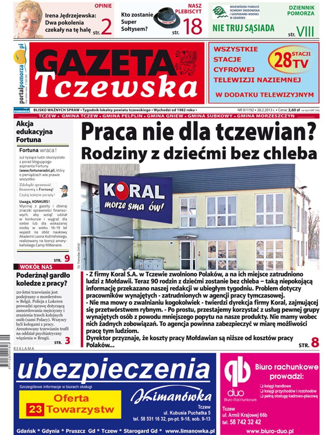 Tylko w „Gazecie Tczewskiej”!