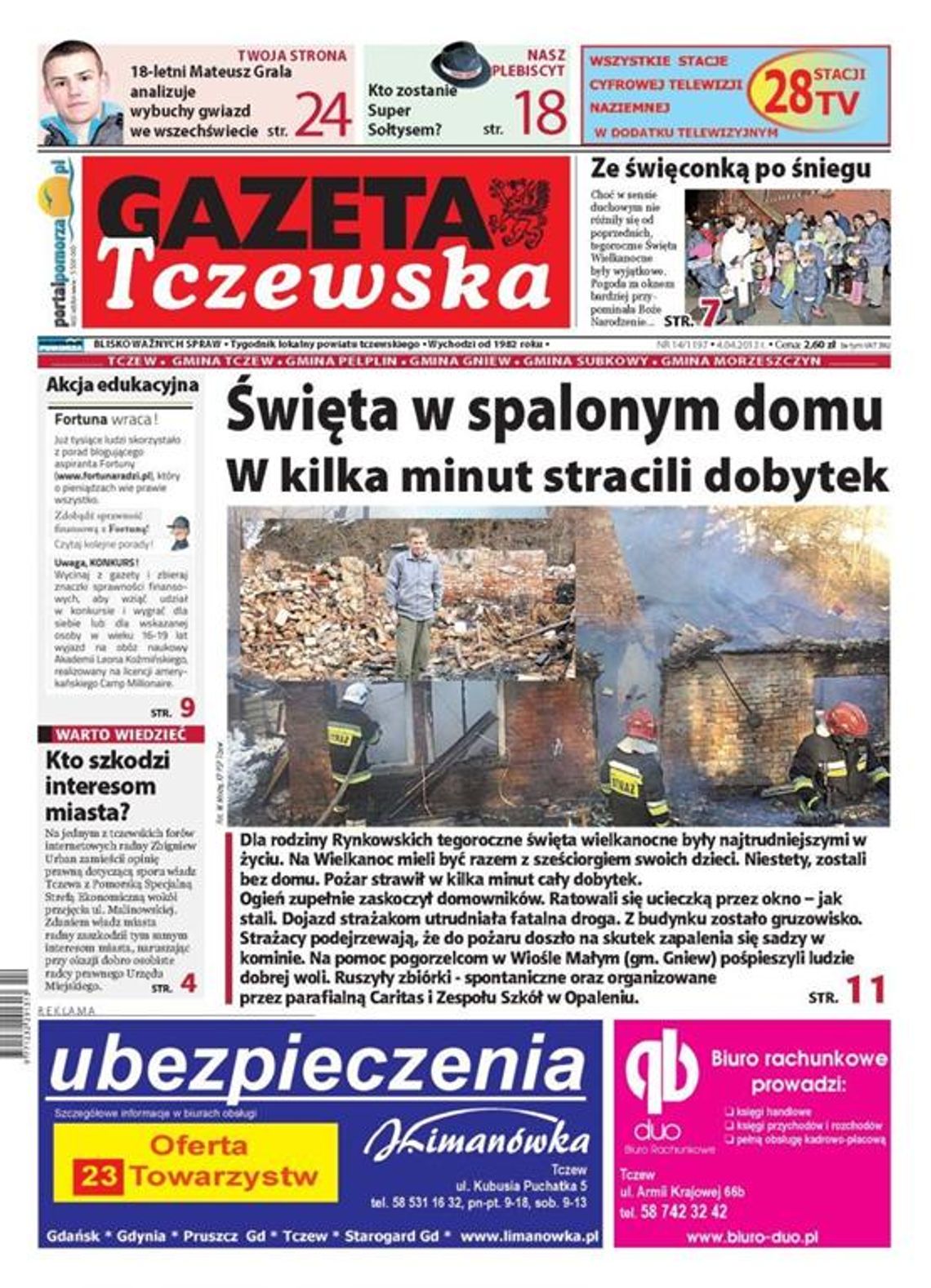 Tylko w „Gazecie Tczewskiej”! Tylko w „Gazecie Tczewskiej”!