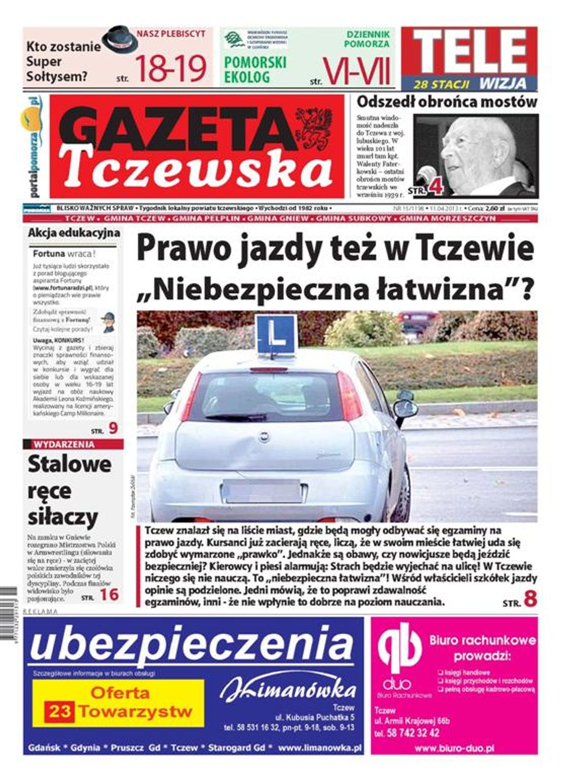 Tylko w „Gazecie Tczewskiej”! Tylko w „Gazecie Tczewskiej”!