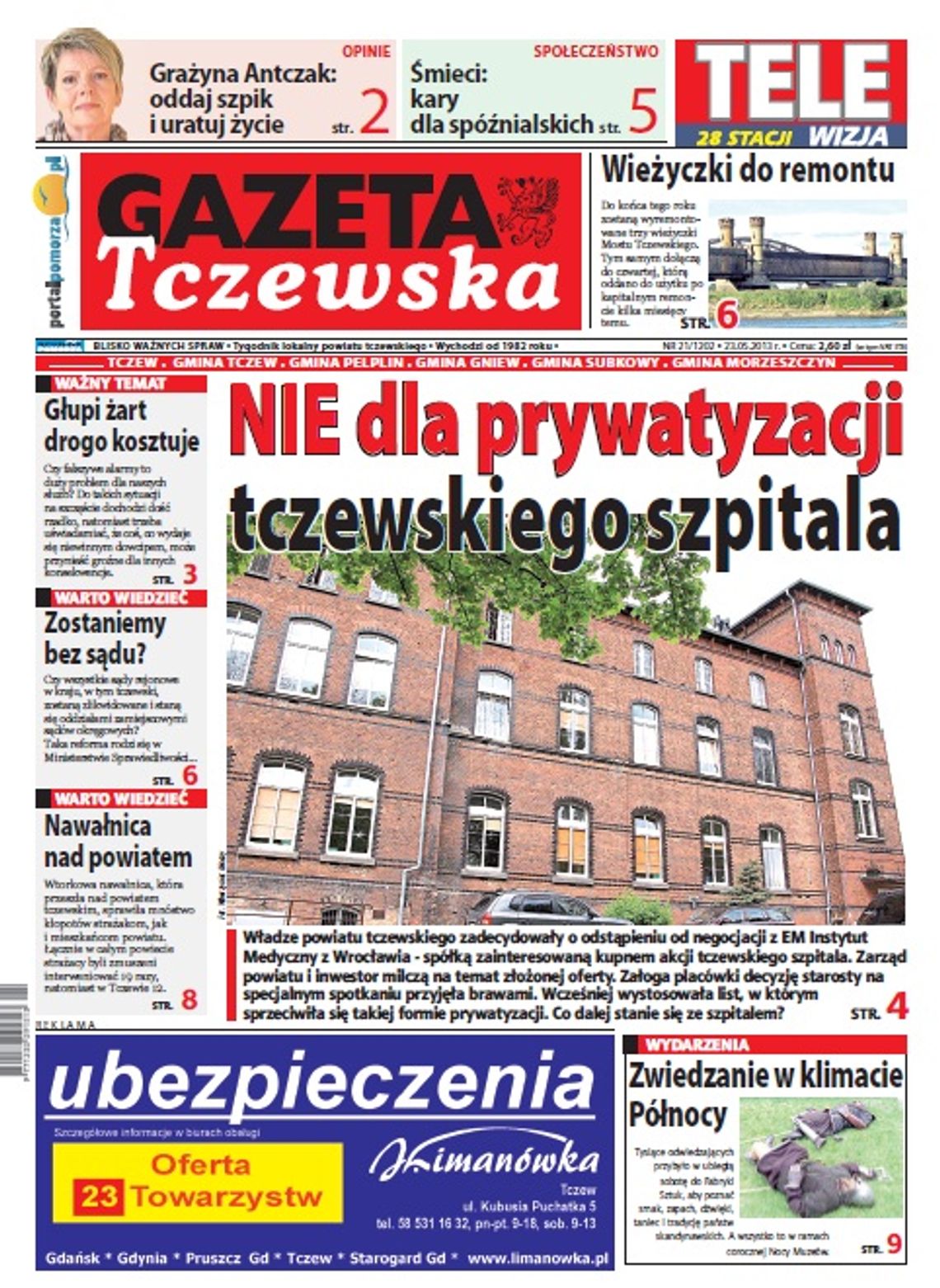 Tylko w „Gazecie Tczewskiej” Tylko w „Gazecie Tczewskiej”