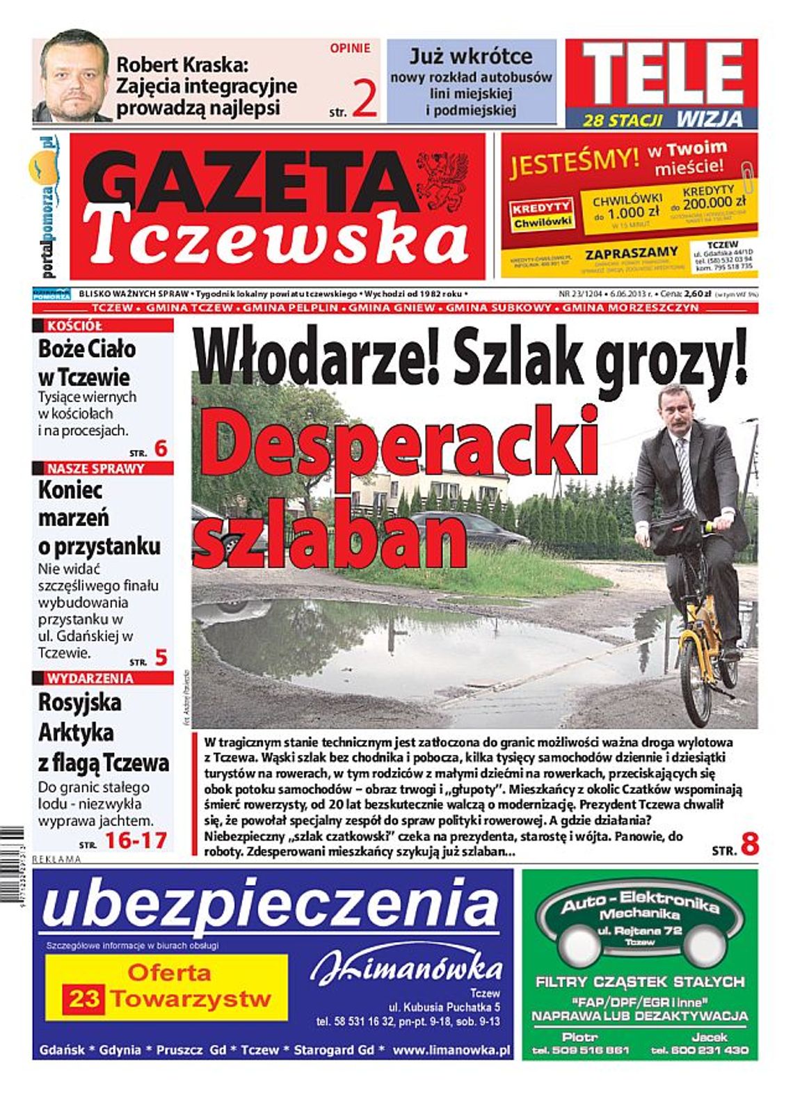 Tylko w „Gazecie Tczewskiej”! Tylko w „Gazecie Tczewskiej”!