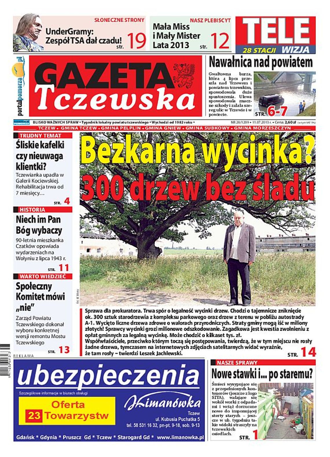 Tylko w „Gazecie Tczewskiej”! Tylko w „Gazecie Tczewskiej”!