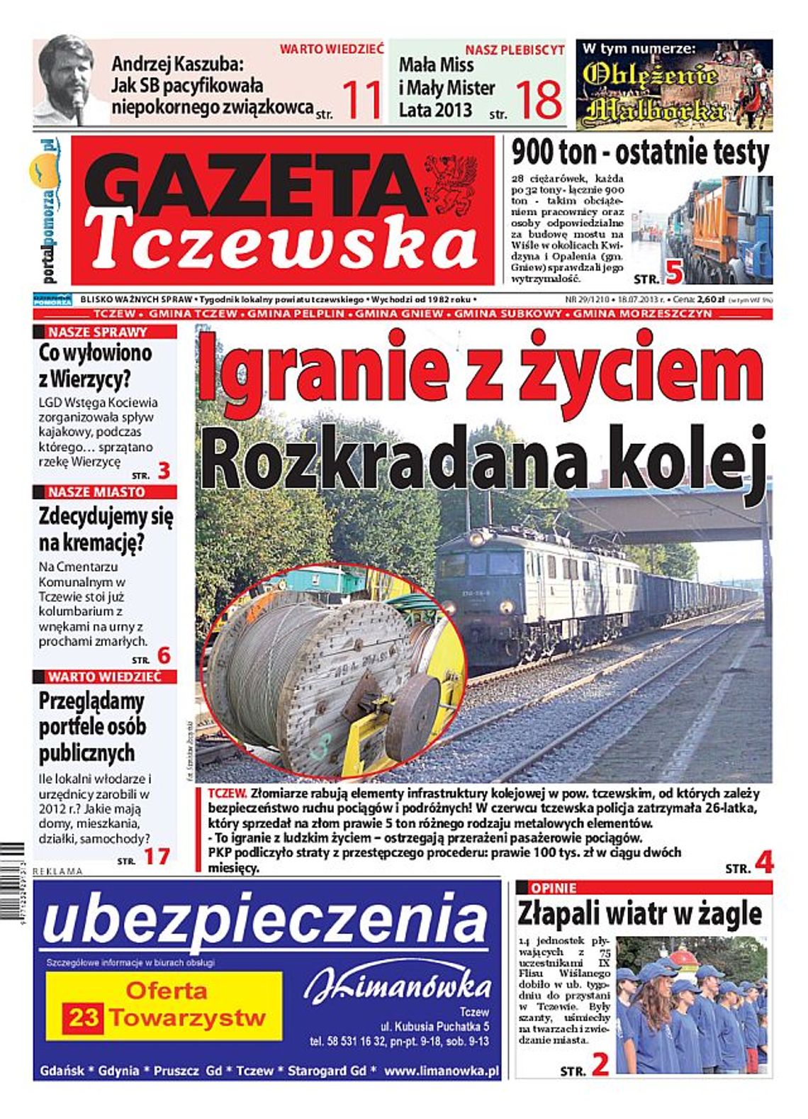 Tylko w „Gazecie Tczewskiej”! Tylko w „Gazecie Tczewskiej”!
