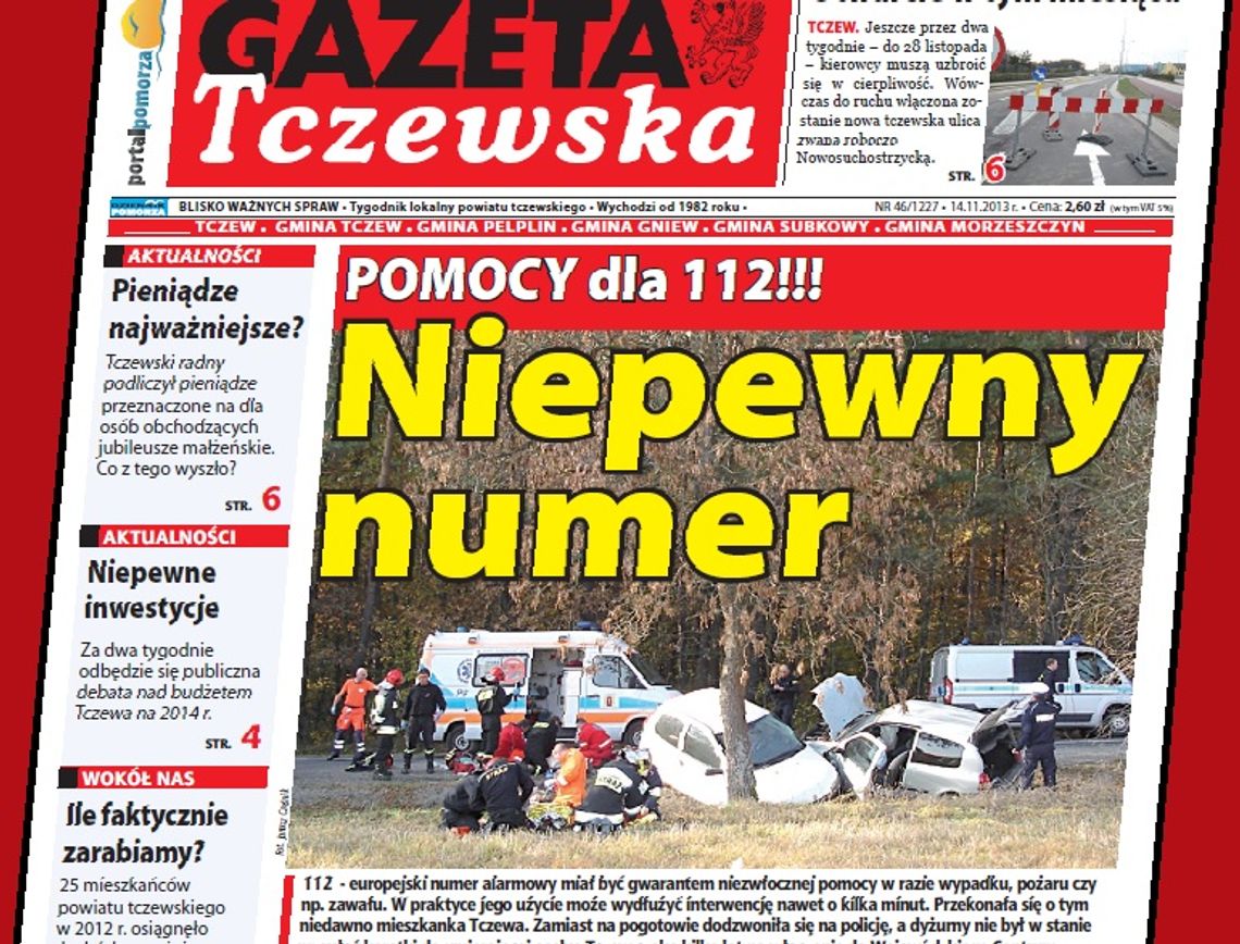 Tylko w Gazecie Tczewskiej!
