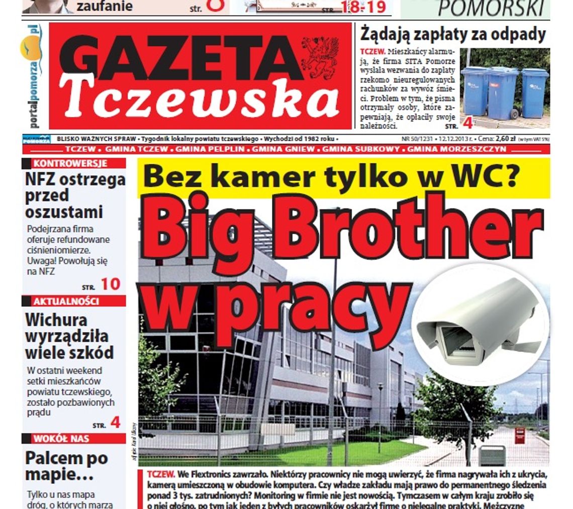 Tylko w Gazecie Tczewskiej! Tylko w Gazecie Tczewskiej!