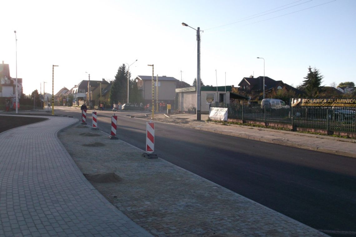 Ulica Żwirki już przejezdna Ulica Żwirki już przejezdna