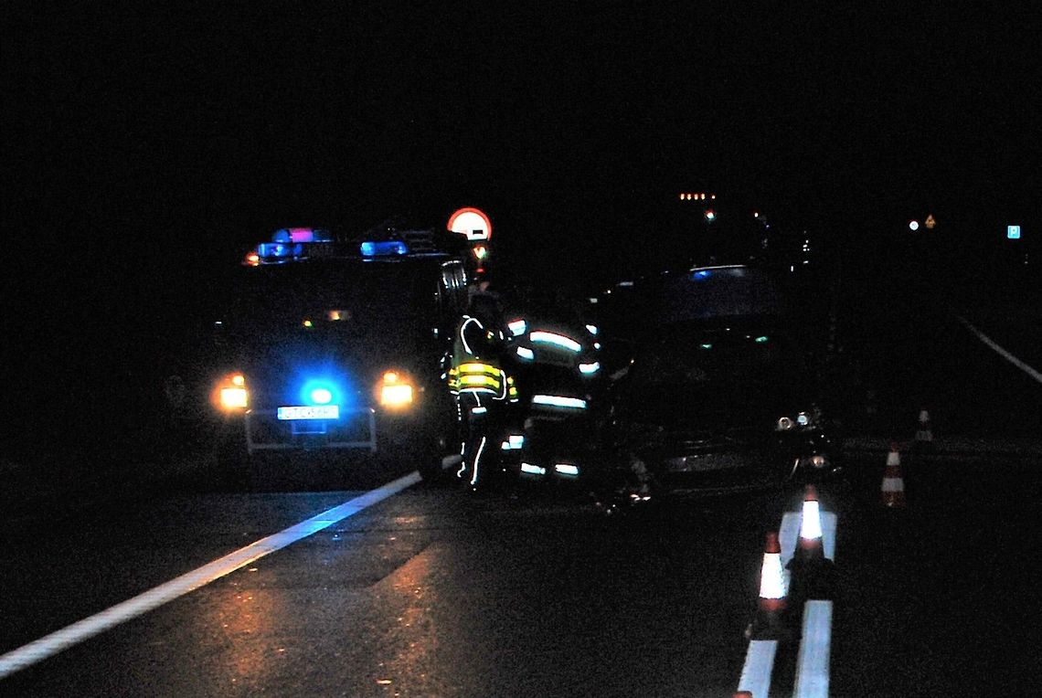 Urwane koła przyczyną wypadku na DK91 Urwane koła przyczyną wypadku na DK91