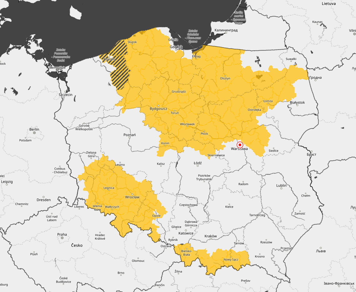 Uwaga na silne mrozy. Temperatura może spaść do –17°C