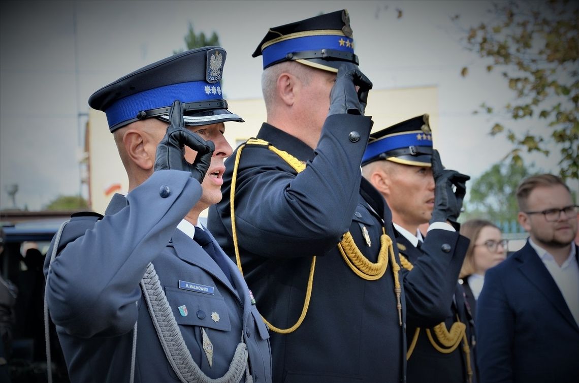 W 82. rocznicę wybuchu II wojny światowej w Tczewie policjanci oddali honory bohaterom