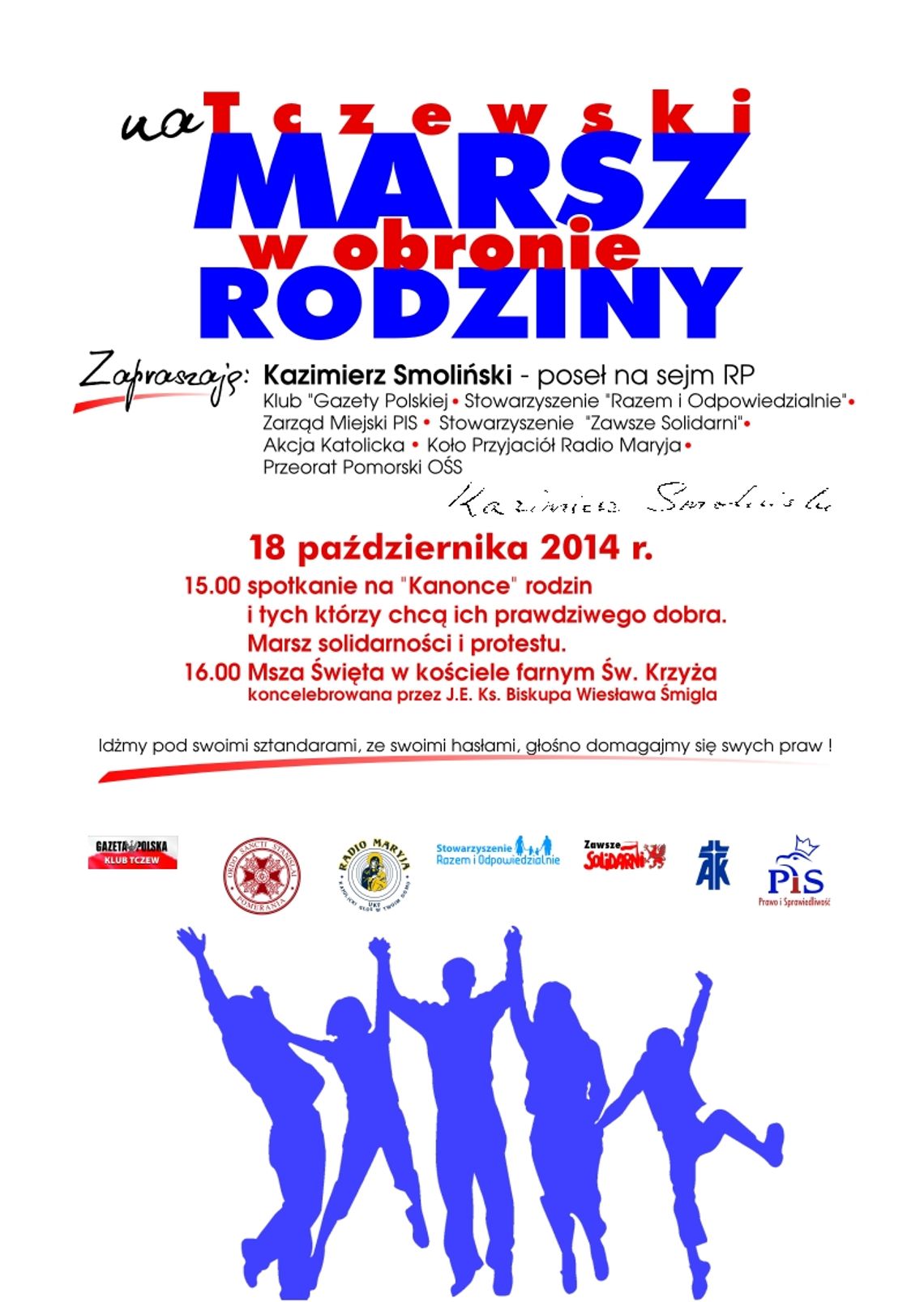 W sobotę przemaszerują w obronie rodziny