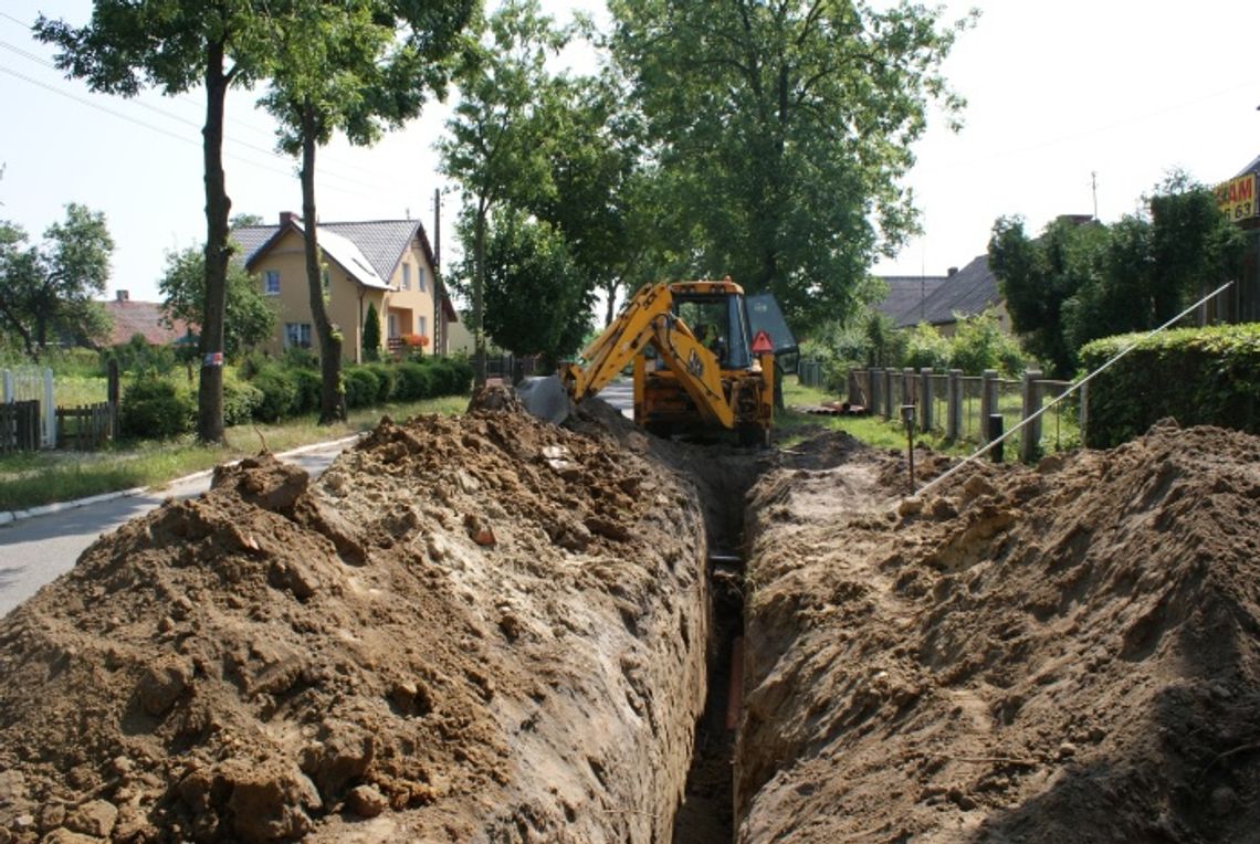W Subkowach budują kanalizację