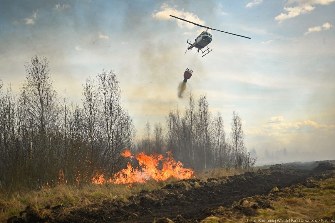 WAŻNE: Strażacy z Pomorza w gotowości do wsparcia działań gaśniczych w Biebrzańskim Parku Narodowym