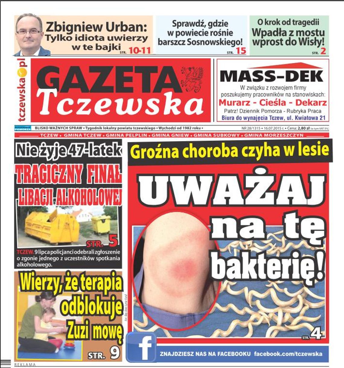 Wrzucał psy pod koła, walczy o zdrowie córeczki, dramat na rzece. Czytaj GT!