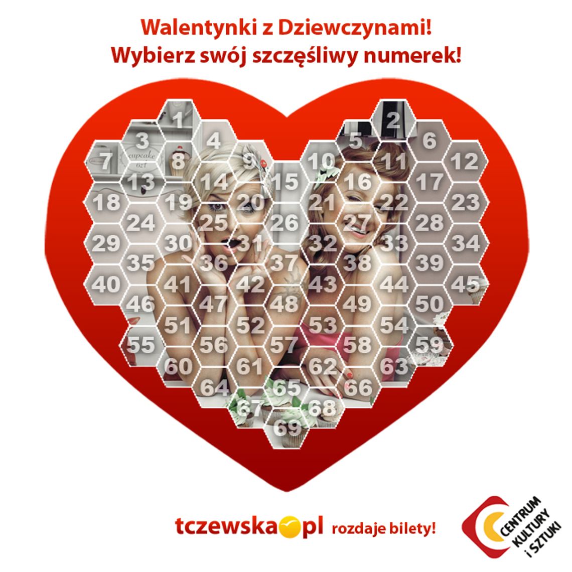 Wygraj bilety na walentynkowy koncert zespołu DZIEWCZYNY! Wygraj bilety na walentynkowy koncert zespołu DZIEWCZYNY!