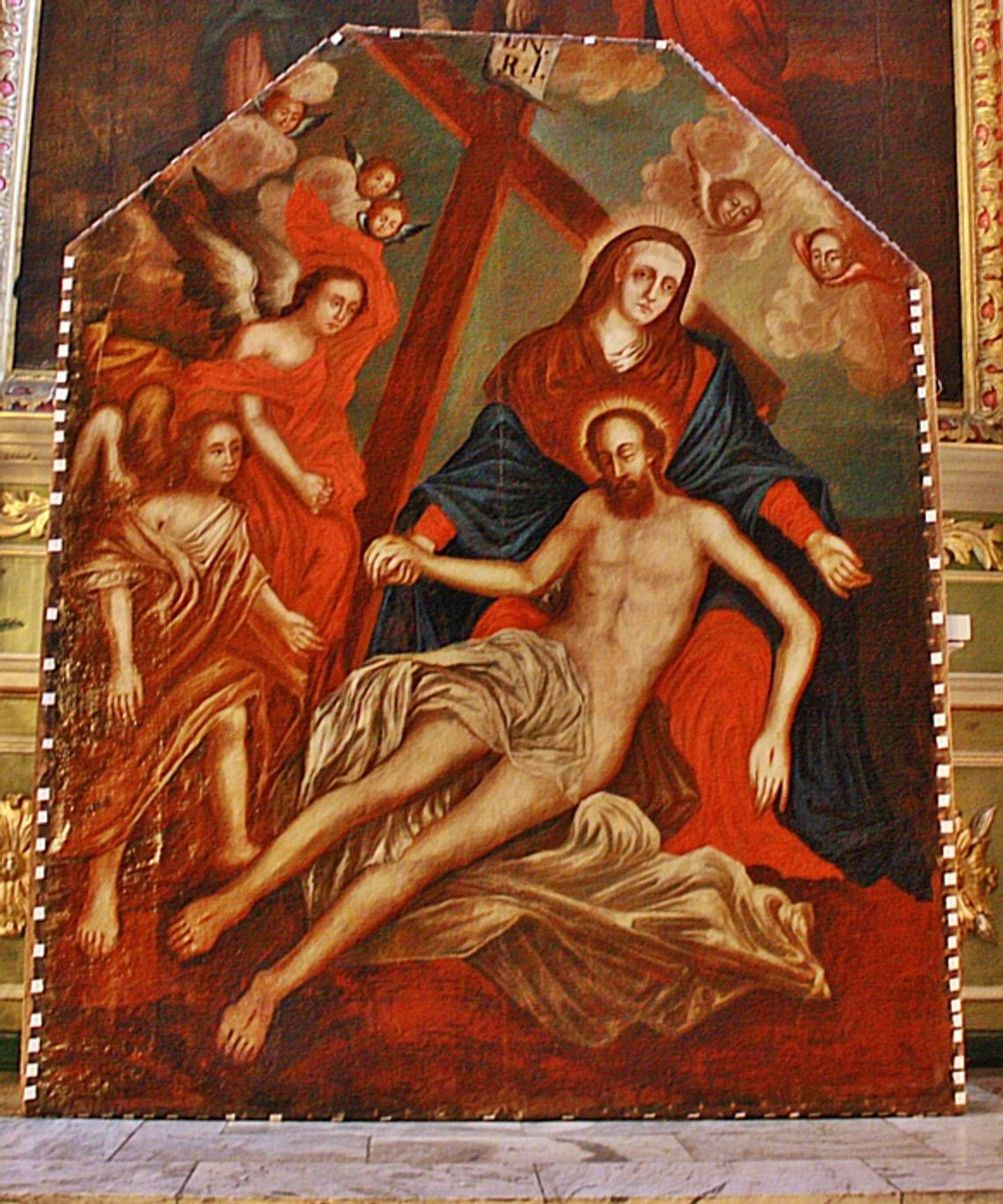 XVIII-wieczny obraz po renowacji jak nowy XVIII-wieczny obraz po renowacji jak nowy