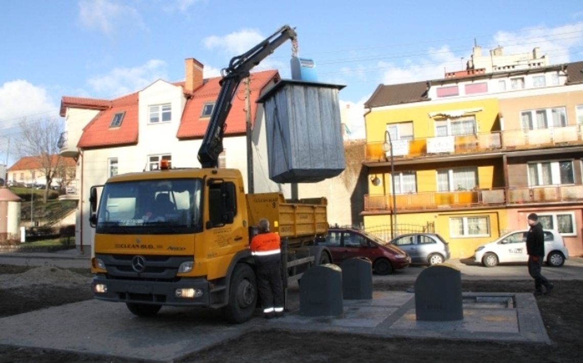 Zakończono budowę podziemnych pojemników na śmieci przy ul. Wąskiej i Wojska Polskiego w Tczewie