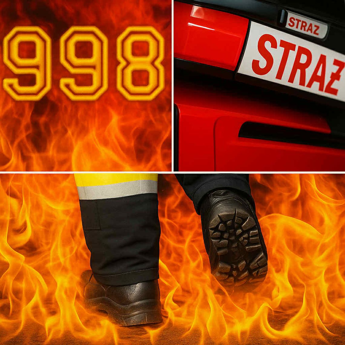 Zderzenia aut i pożar samochodu. KRONIKA STRAŻACKA 4–10.08.2025