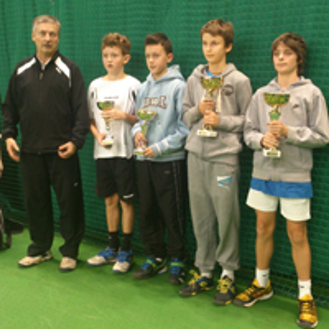 Złoto w deblu dla młodych tenisistów