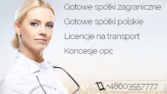 Gotowe Agencje Pośrednictwa Pracy GOTOWA LICENCJA NA SPEDYCJE, Spółki transportowe, WIRTUALNE BIURO USŁUGI KSIĘGOWE, Spółki zagraniczne 603557777